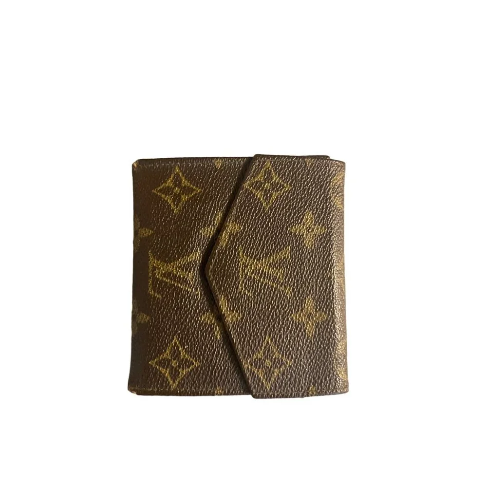 Authentic Louis Vuitton‎ Monogram Porte Monnaie Billets Wallet M61660 LV 4687G